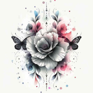 Motyle ćmy ważki - Free tattoo design ideas ai genereted - inkby.ai