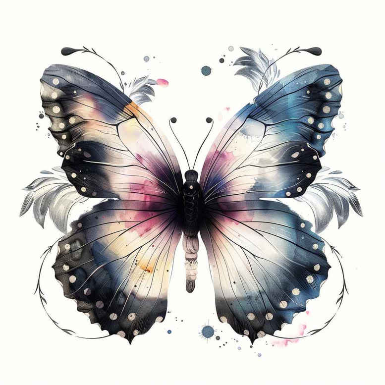 Motyle ćmy ważki - Free tattoo design ideas ai genereted - inkby.ai