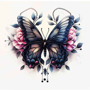 Motyle ćmy ważki - Free tattoo design ideas ai genereted - inkby.ai