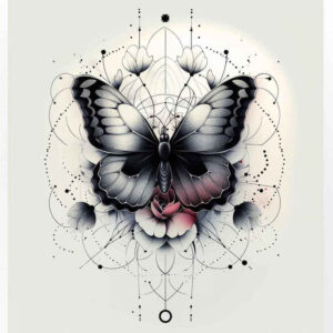 Motyle ćmy ważki - Free tattoo design ideas ai genereted - inkby.ai