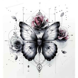 Motyle ćmy ważki - Free tattoo design ideas ai genereted - inkby.ai