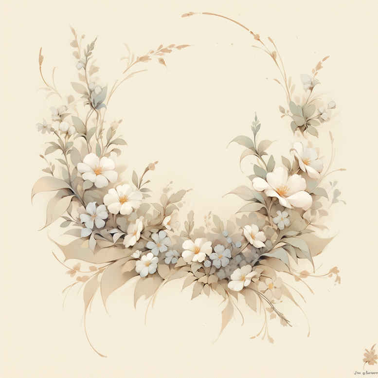 Delikatne kwiaty - Free tattoo design ideas ai genereted - inkby.ai