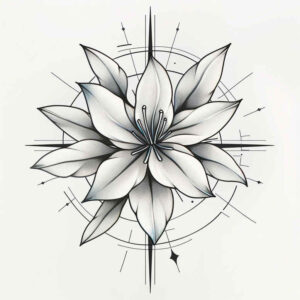 Delikatne kwiaty - Free tattoo design ideas ai genereted - inkby.ai