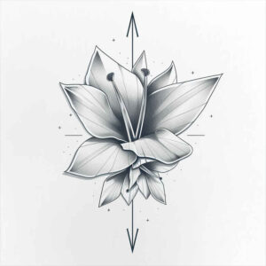 Delikatne kwiaty - Free tattoo design ideas ai genereted - inkby.ai