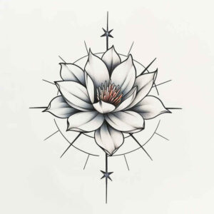 Delikatne kwiaty - Free tattoo design ideas ai genereted - inkby.ai