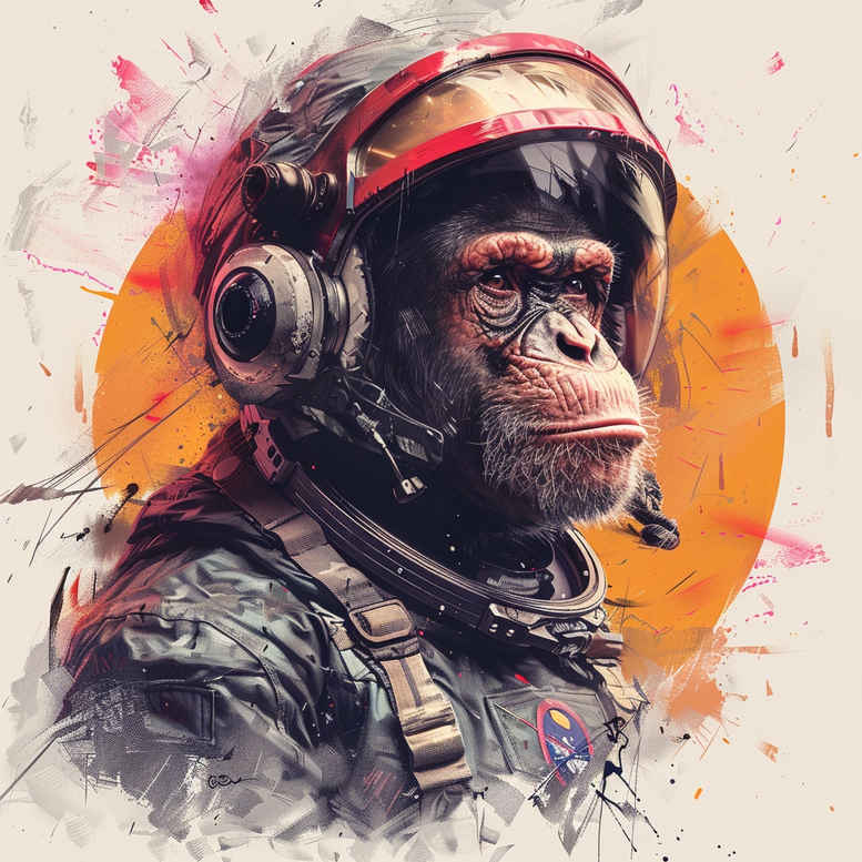 Małpy - Free tattoo design ideas ai genereted - inkby.ai