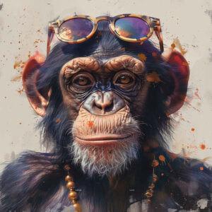 Małpy - Free tattoo design ideas ai genereted - inkby.ai