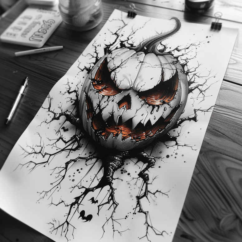 Inne mroczne - Free tattoo design ideas ai genereted - inkby.ai