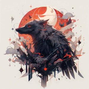 Kruki i wrony - Free tattoo design ideas ai genereted - inkby.ai