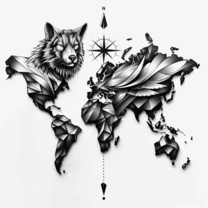 Podróże - Free tattoo design ideas ai genereted - inkby.ai