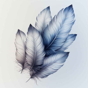 Piórka - Free tattoo design ideas ai genereted - inkby.ai