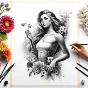 Postacie. - Free tattoo design ideas ai genereted - inkby.ai