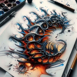 Biomechanika - Free tattoo design ideas ai genereted - inkby.ai