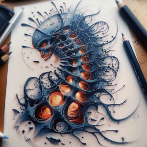 Biomechanika - Free tattoo design ideas ai genereted - inkby.ai