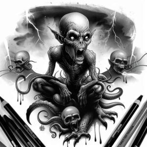 Inne mroczne - Free tattoo design ideas ai genereted - inkby.ai