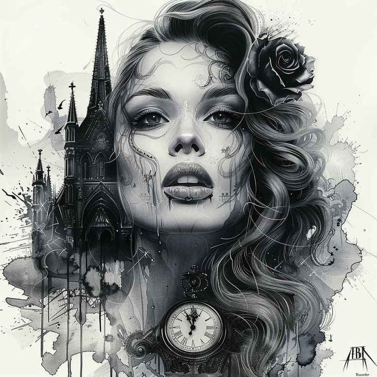 Inne mroczne - Free tattoo design ideas ai genereted - inkby.ai