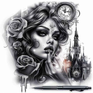 Inne mroczne - Free tattoo design ideas ai genereted - inkby.ai