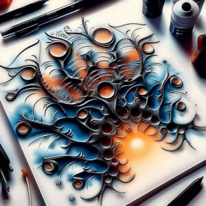 Biomechanika - Free tattoo design ideas ai genereted - inkby.ai