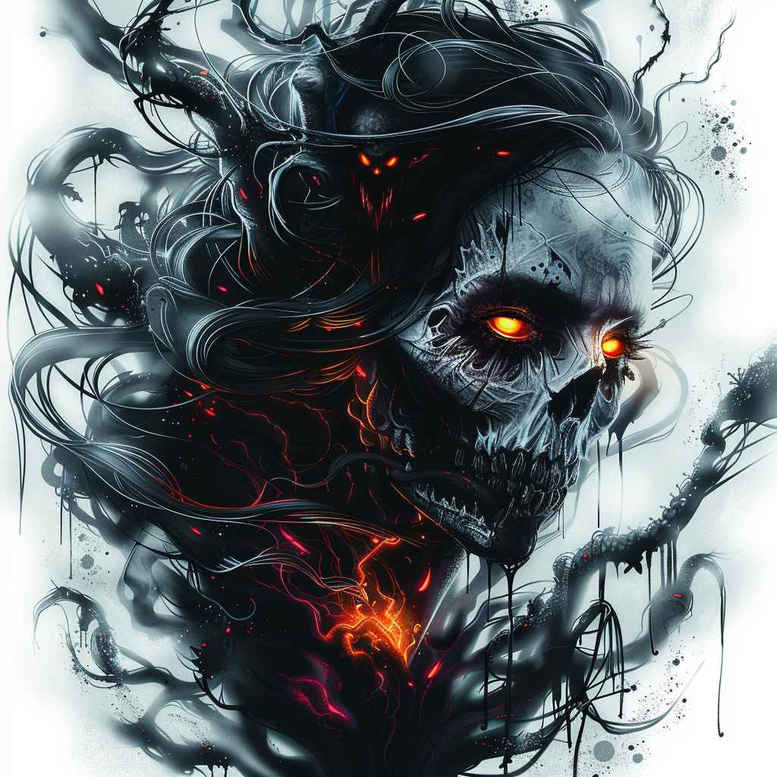 Inne mroczne - Free tattoo design ideas ai genereted - inkby.ai