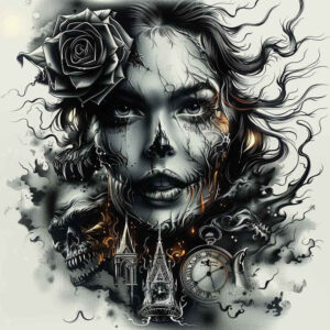 Inne mroczne - Free tattoo design ideas ai genereted - inkby.ai