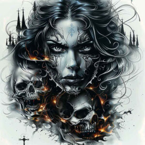 Inne mroczne - Free tattoo design ideas ai genereted - inkby.ai