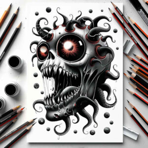Inne mroczne - Free tattoo design ideas ai genereted - inkby.ai