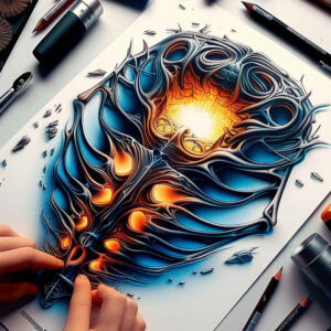 Biomechanika - Free tattoo design ideas ai genereted - inkby.ai