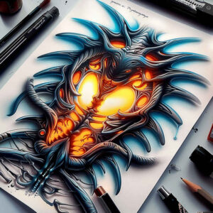 Biomechanika - Free tattoo design ideas ai genereted - inkby.ai