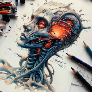 Biomechanika - Free tattoo design ideas ai genereted - inkby.ai