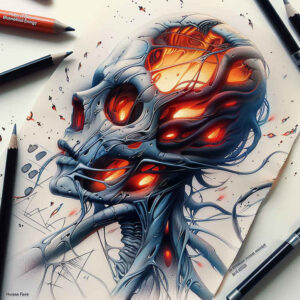 Biomechanika - Free tattoo design ideas ai genereted - inkby.ai
