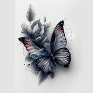 Motyle ćmy ważki - Free tattoo design ideas ai genereted - inkby.ai