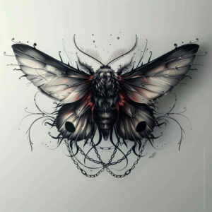 Motyle ćmy ważki - Free tattoo design ideas ai genereted - inkby.ai