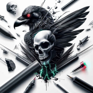 Kruki i wrony - Free tattoo design ideas ai genereted - inkby.ai