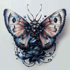 Motyle ćmy ważki - Free tattoo design ideas ai genereted - inkby.ai