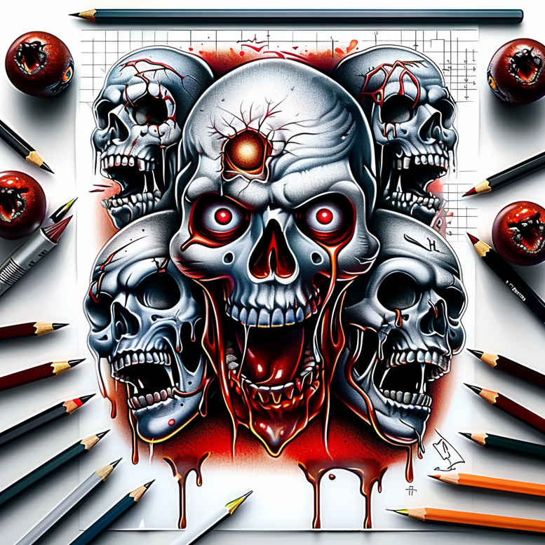 Inne mroczne - Free tattoo design ideas ai genereted - inkby.ai
