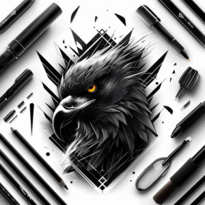 Kruki i wrony - Free tattoo design ideas ai genereted - inkby.ai
