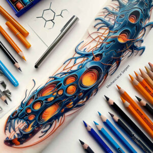 Biomechanika - Free tattoo design ideas ai genereted - inkby.ai