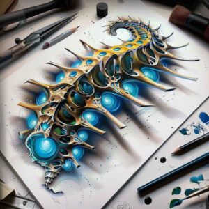 Biomechanika - Free tattoo design ideas ai genereted - inkby.ai