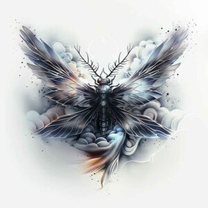 Motyle ćmy ważki - Free tattoo design ideas ai genereted - inkby.ai