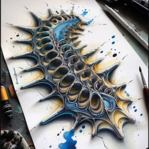 Biomechanika - Free tattoo design ideas ai genereted - inkby.ai