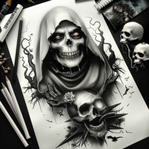Inne mroczne - Free tattoo design ideas ai genereted - inkby.ai
