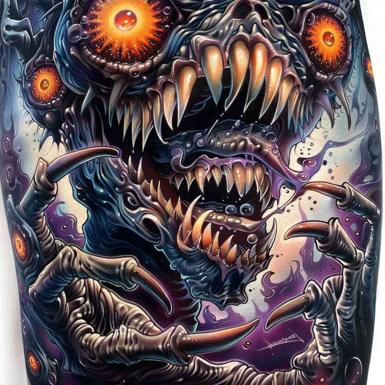 Inne mroczne - Free tattoo design ideas ai genereted - inkby.ai
