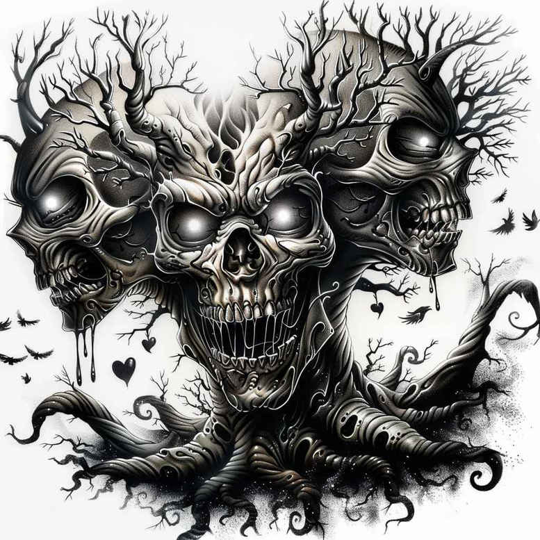 Inne mroczne - Free tattoo design ideas ai genereted - inkby.ai