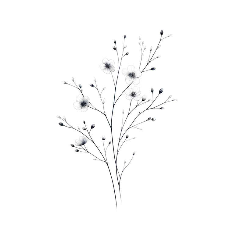 Gałązki - Free tattoo design ideas ai genereted - inkby.ai