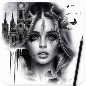 Inne mroczne - Free tattoo design ideas ai genereted - inkby.ai