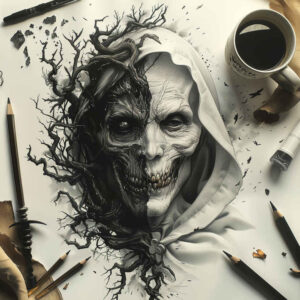Inne mroczne - Free tattoo design ideas ai genereted - inkby.ai