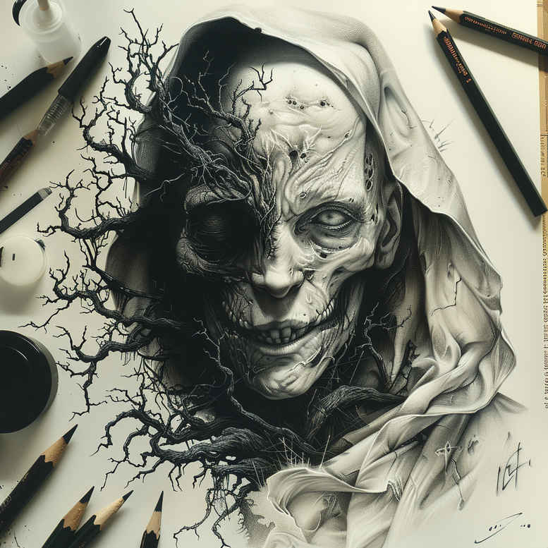 Inne mroczne - Free tattoo design ideas ai genereted - inkby.ai