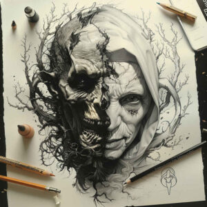 Inne mroczne - Free tattoo design ideas ai genereted - inkby.ai