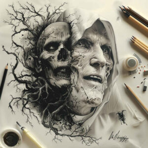 Inne mroczne - Free tattoo design ideas ai genereted - inkby.ai