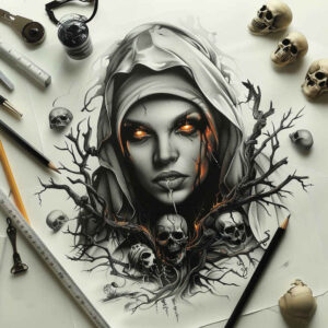 Inne mroczne - Free tattoo design ideas ai genereted - inkby.ai